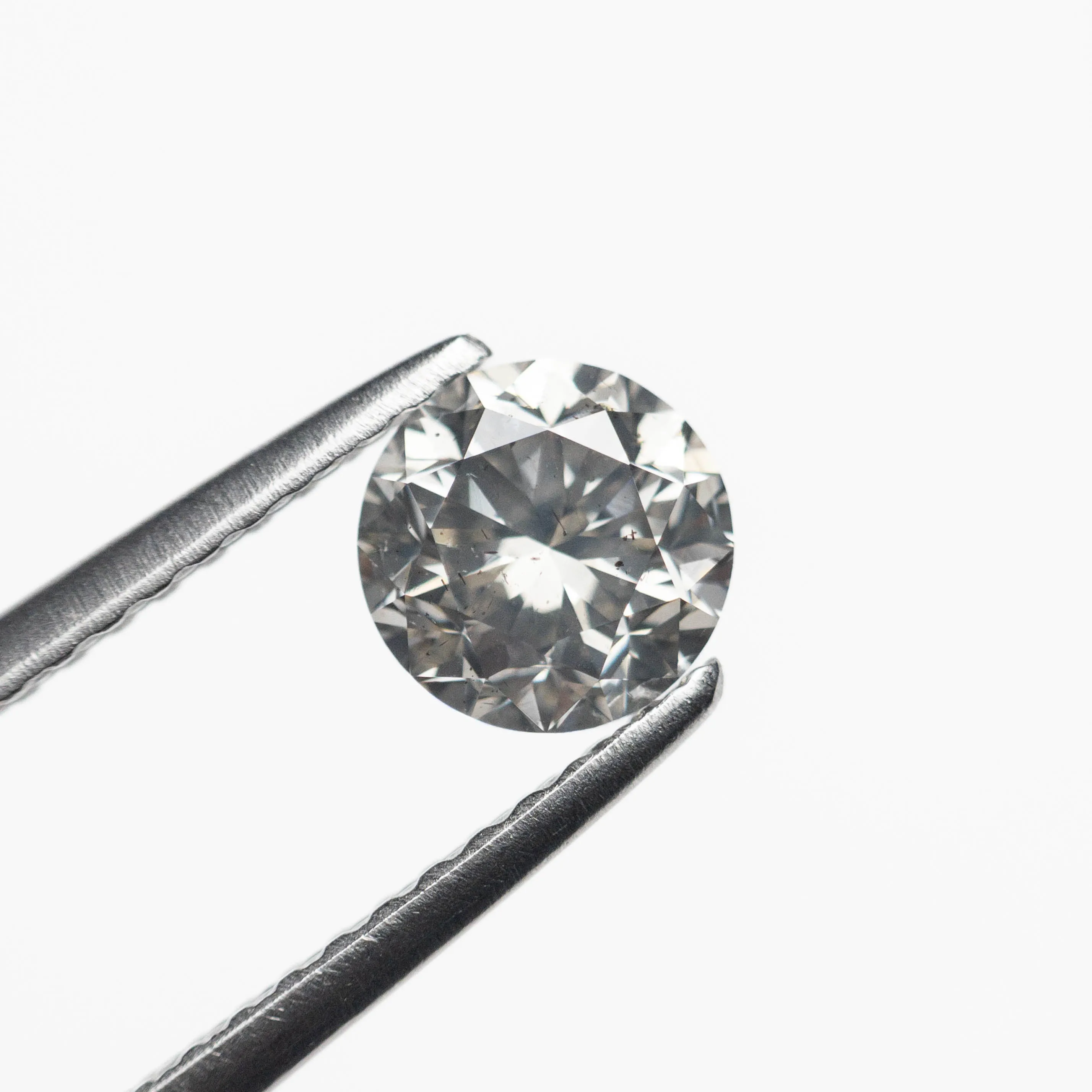 Fancy Grey Brilliant Diamond - 0.76ct Round