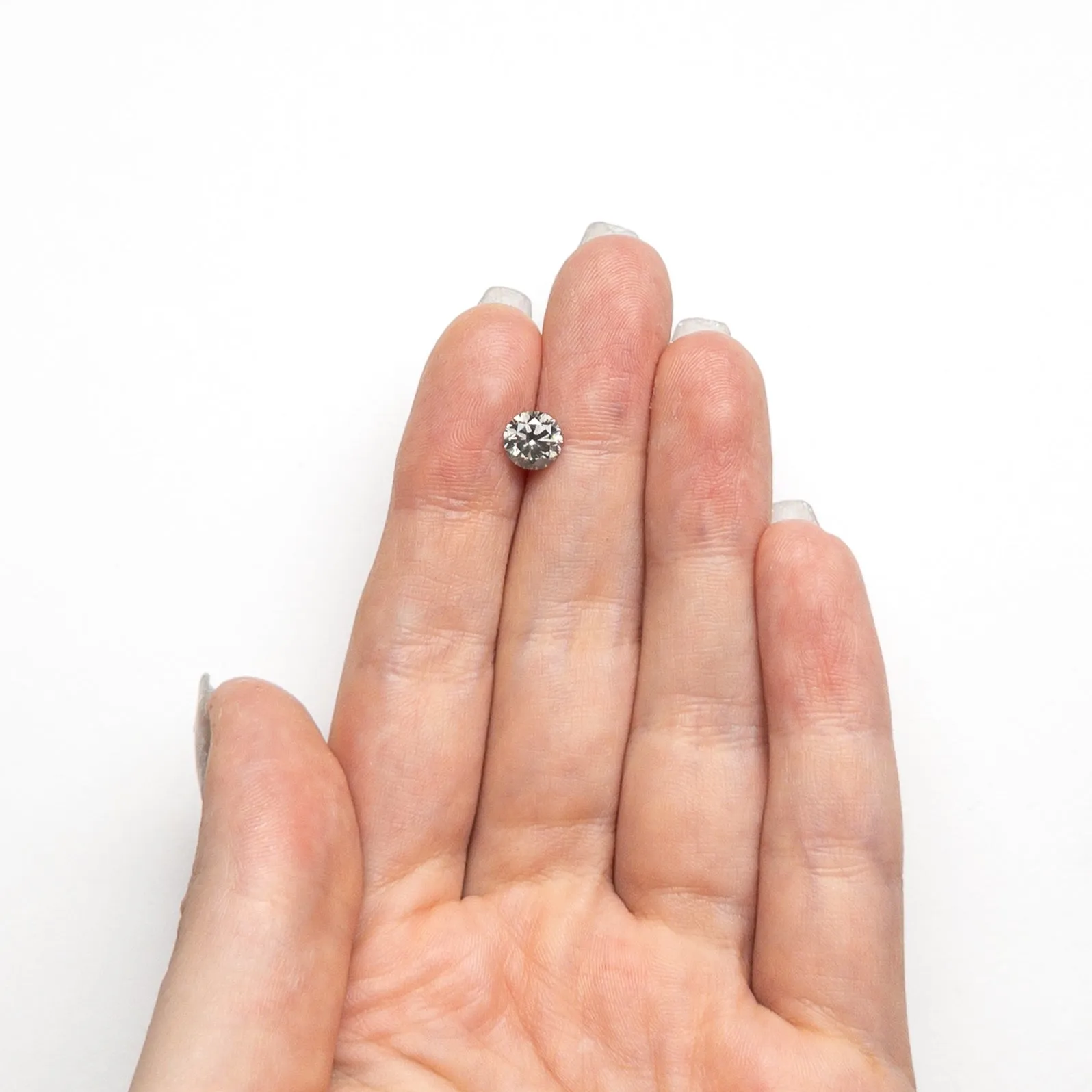 Fancy Grey Brilliant Diamond - 1.01ct Round