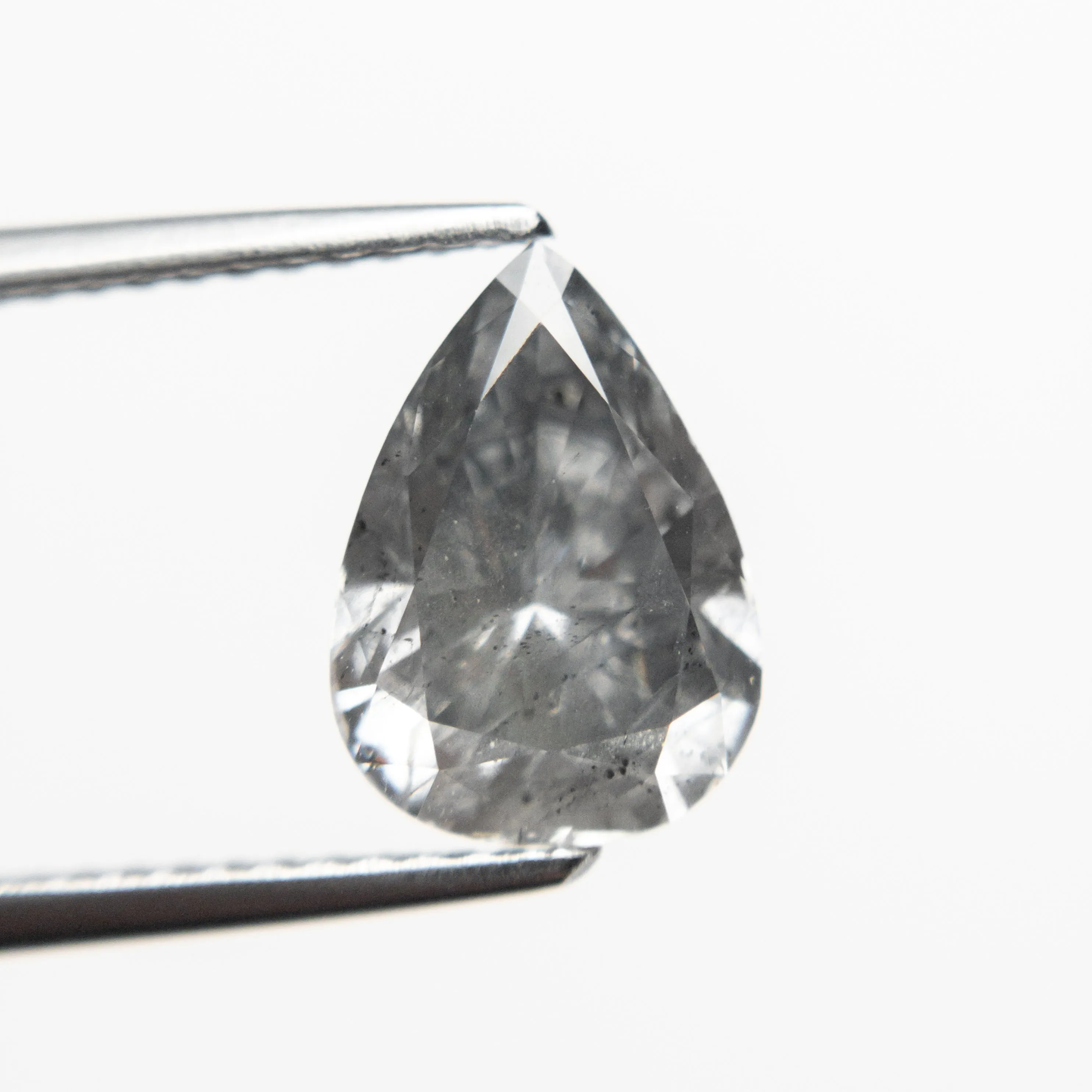 Fancy Grey Brilliant Diamond - 2.50ct Pear