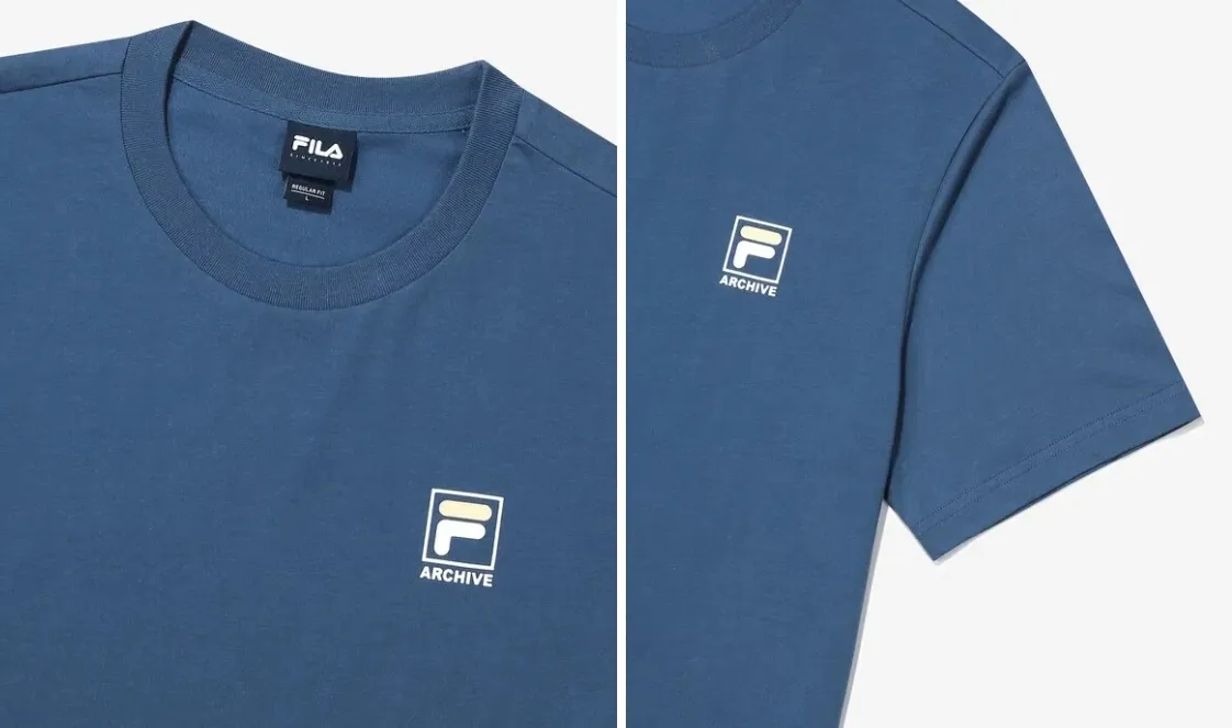 FILA  |Unisex Street Style Cotton T-Shirts