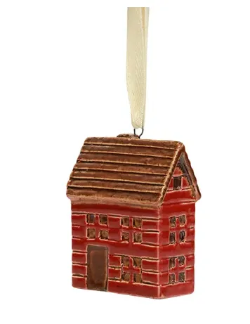 French Country Hanging House Petite Brown Red