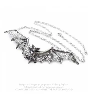 Gothic Bat necklace - Alchemy Gothic