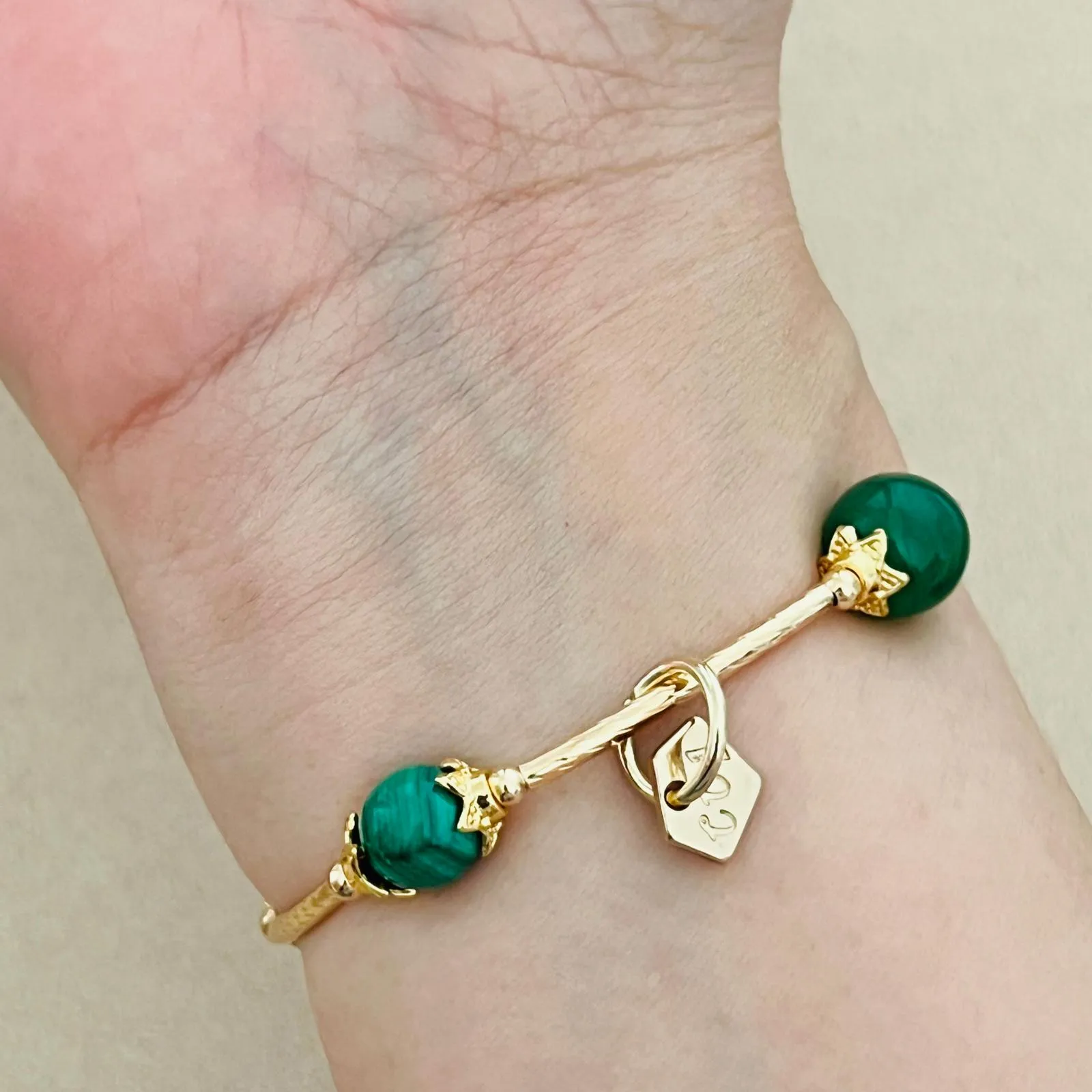 Green Aventurine & Malachite La Grace Bracelet