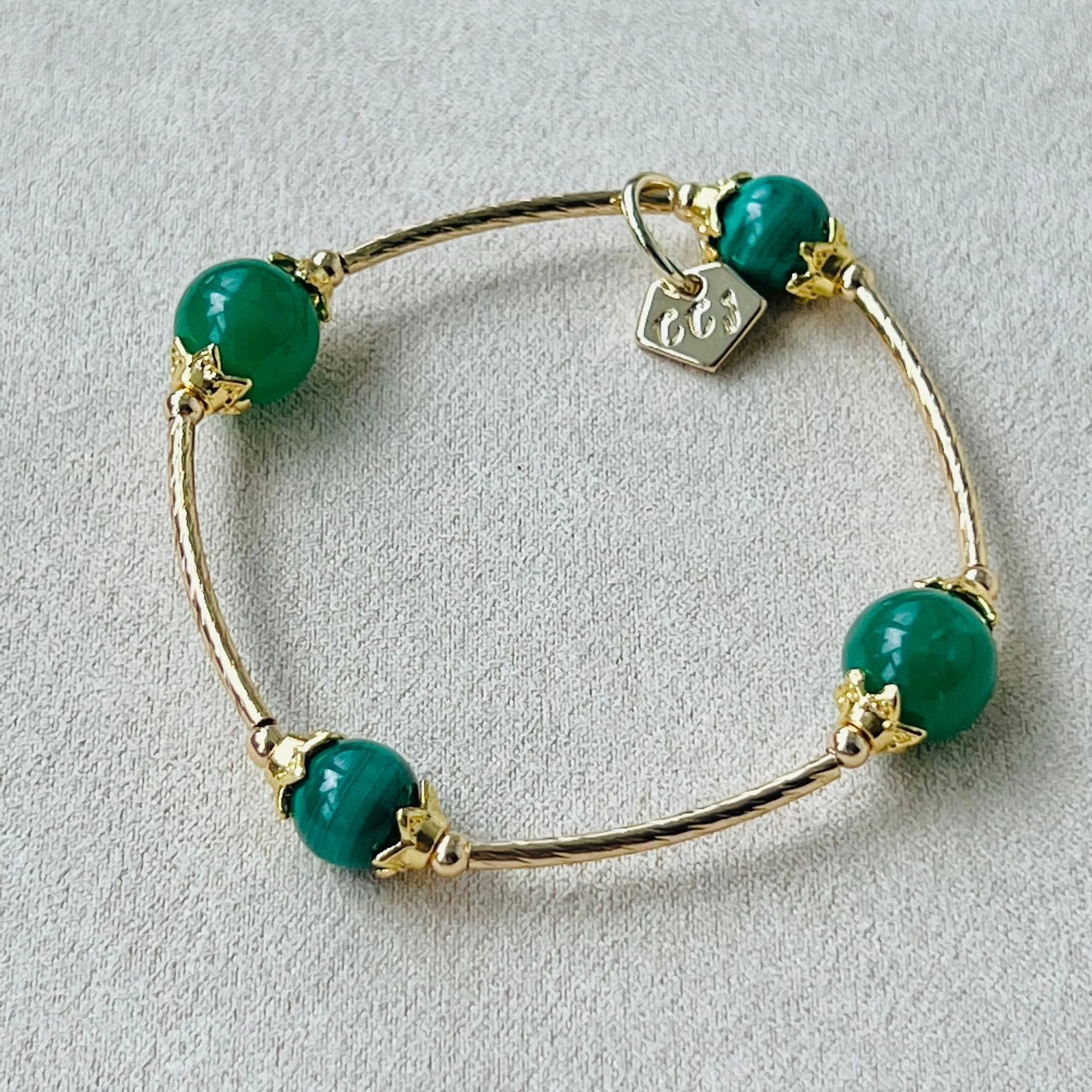 Green Aventurine & Malachite La Grace Bracelet