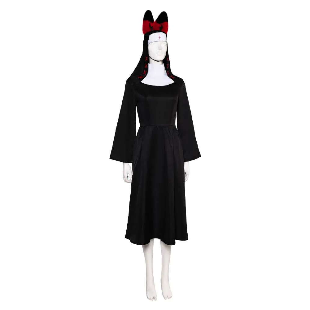 Hazbin Hotel nun ALASTOR cos Cosplay Costume Outfits Halloween Carnival Suit