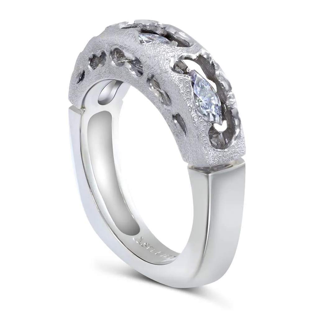 Hidden Realms Diamond Wedding Band