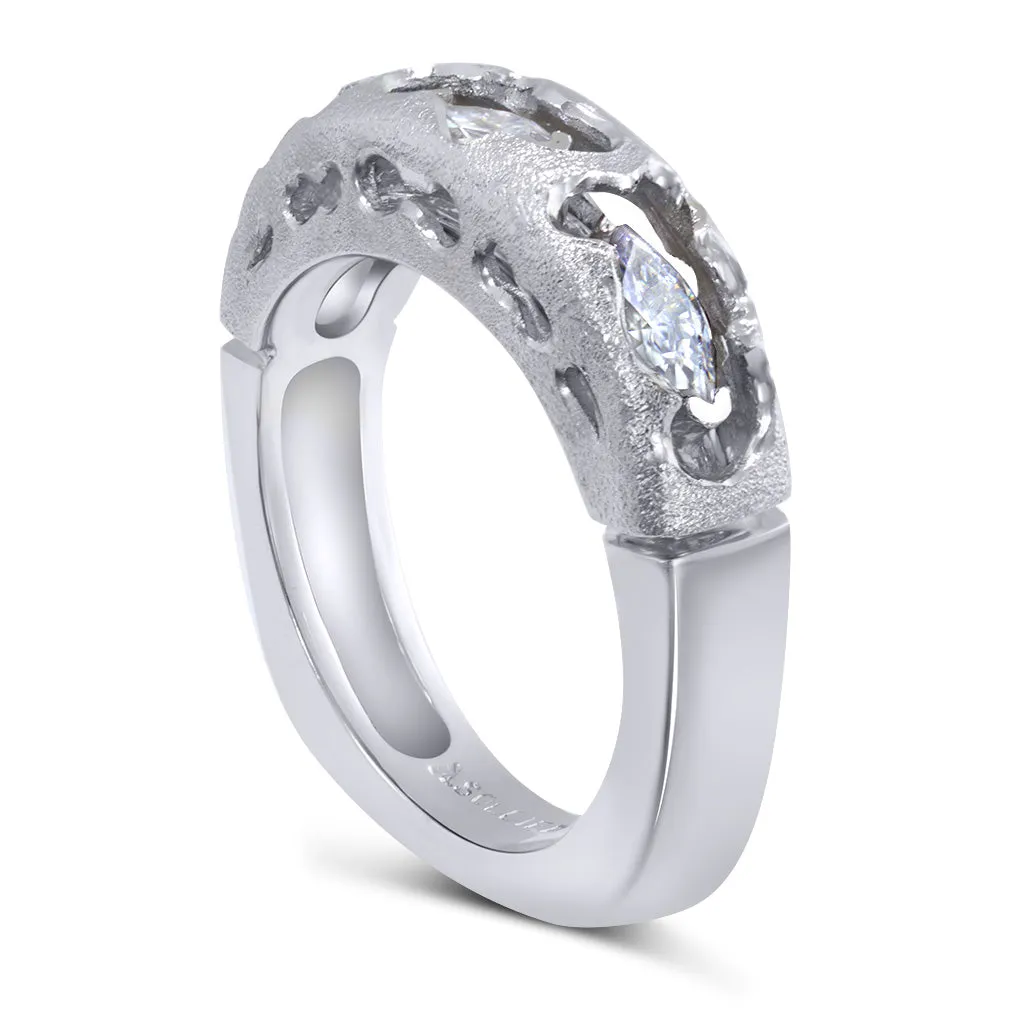 Hidden Realms Diamond Wedding Band