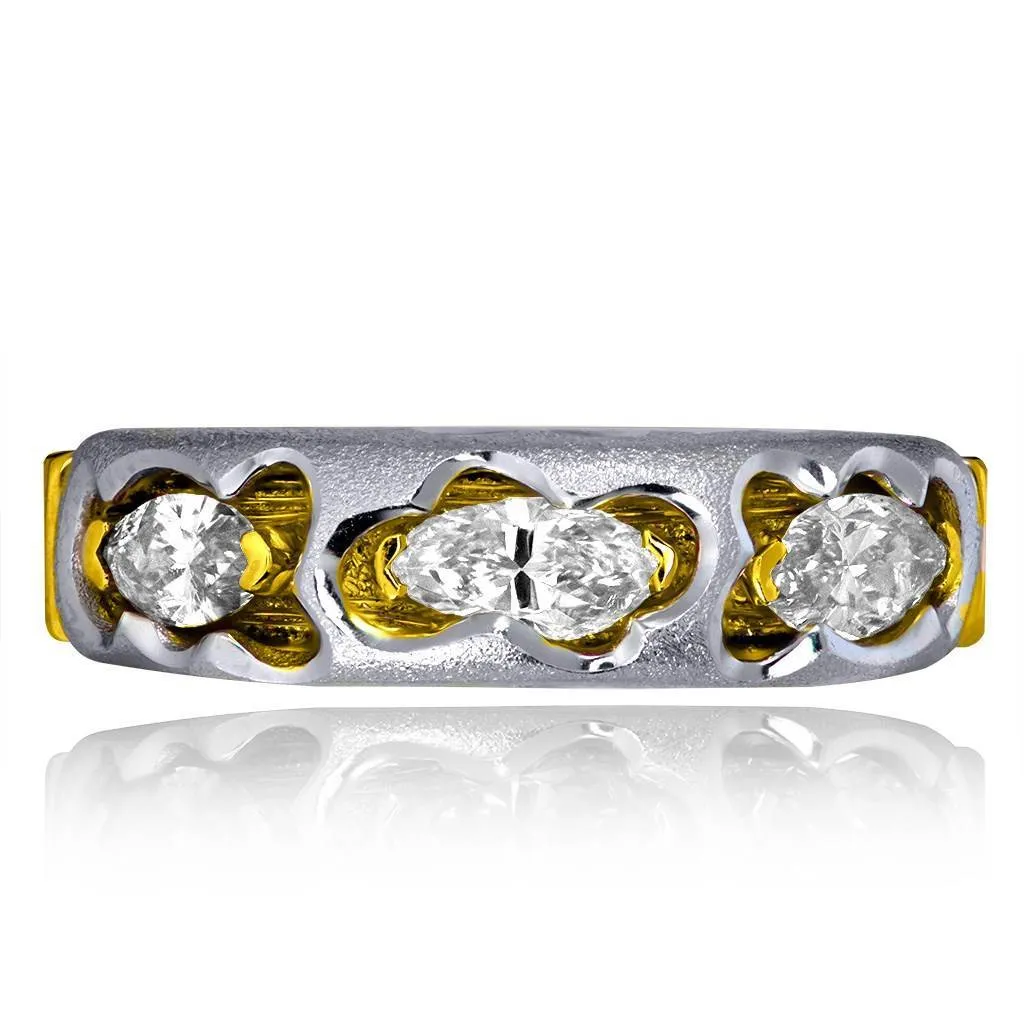 Hidden Realms Diamond Wedding Band