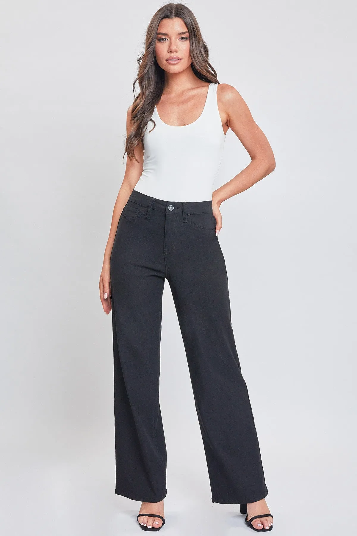 Hyperstretch High Rise Wide Leg