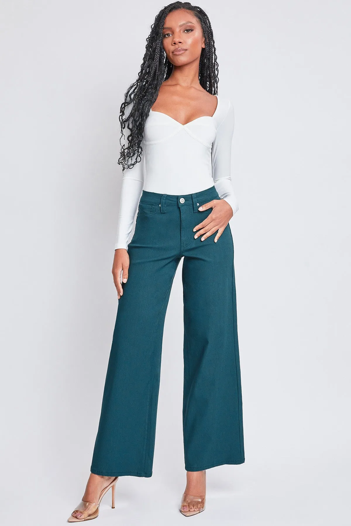 Hyperstretch High Rise Wide Leg