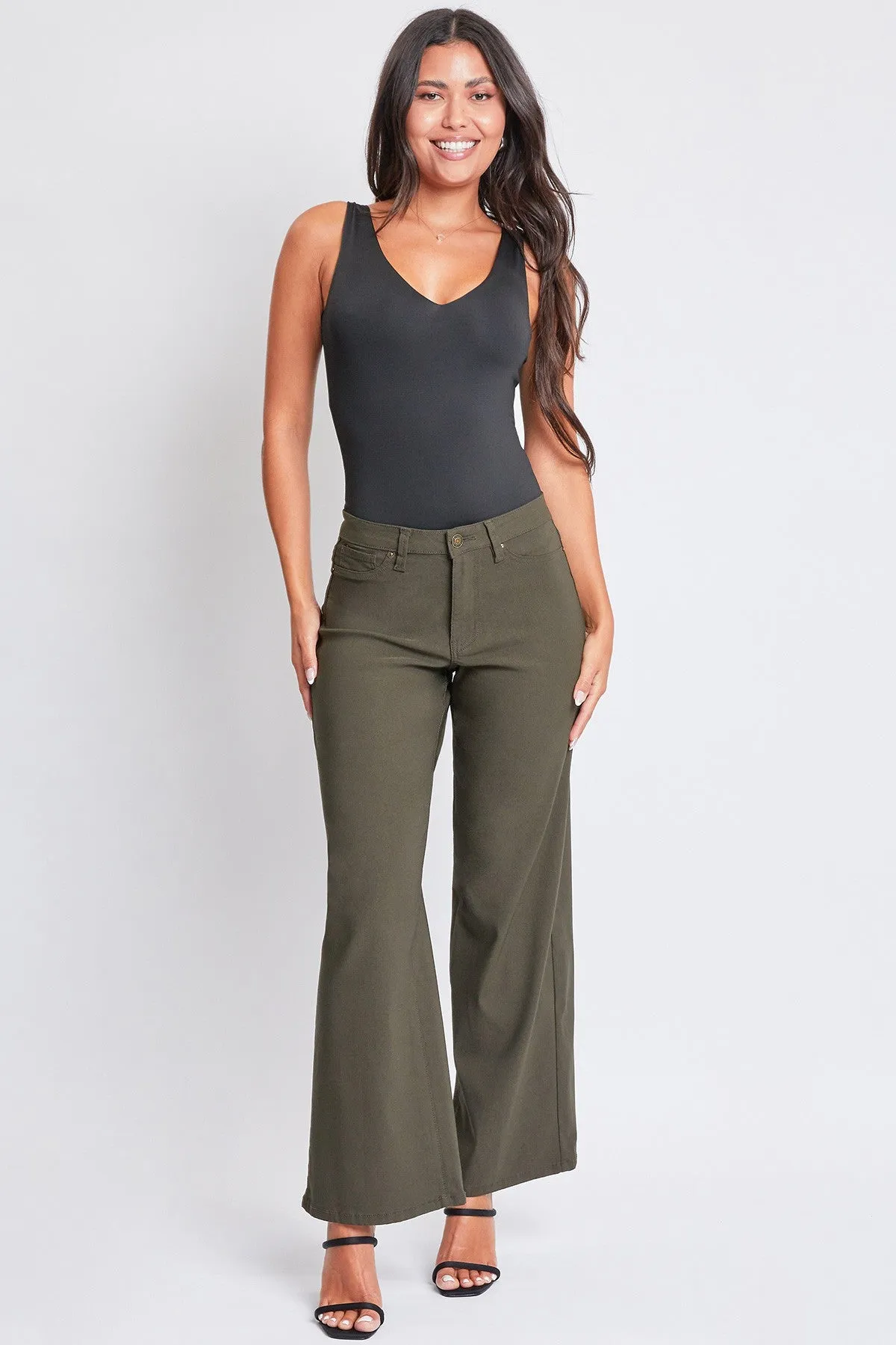 Hyperstretch High Rise Wide Leg