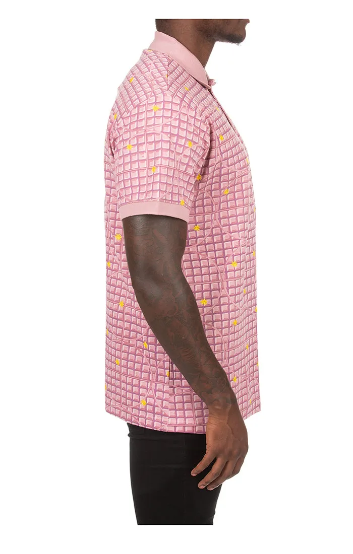 IceCream Pink Waffles SS Polo