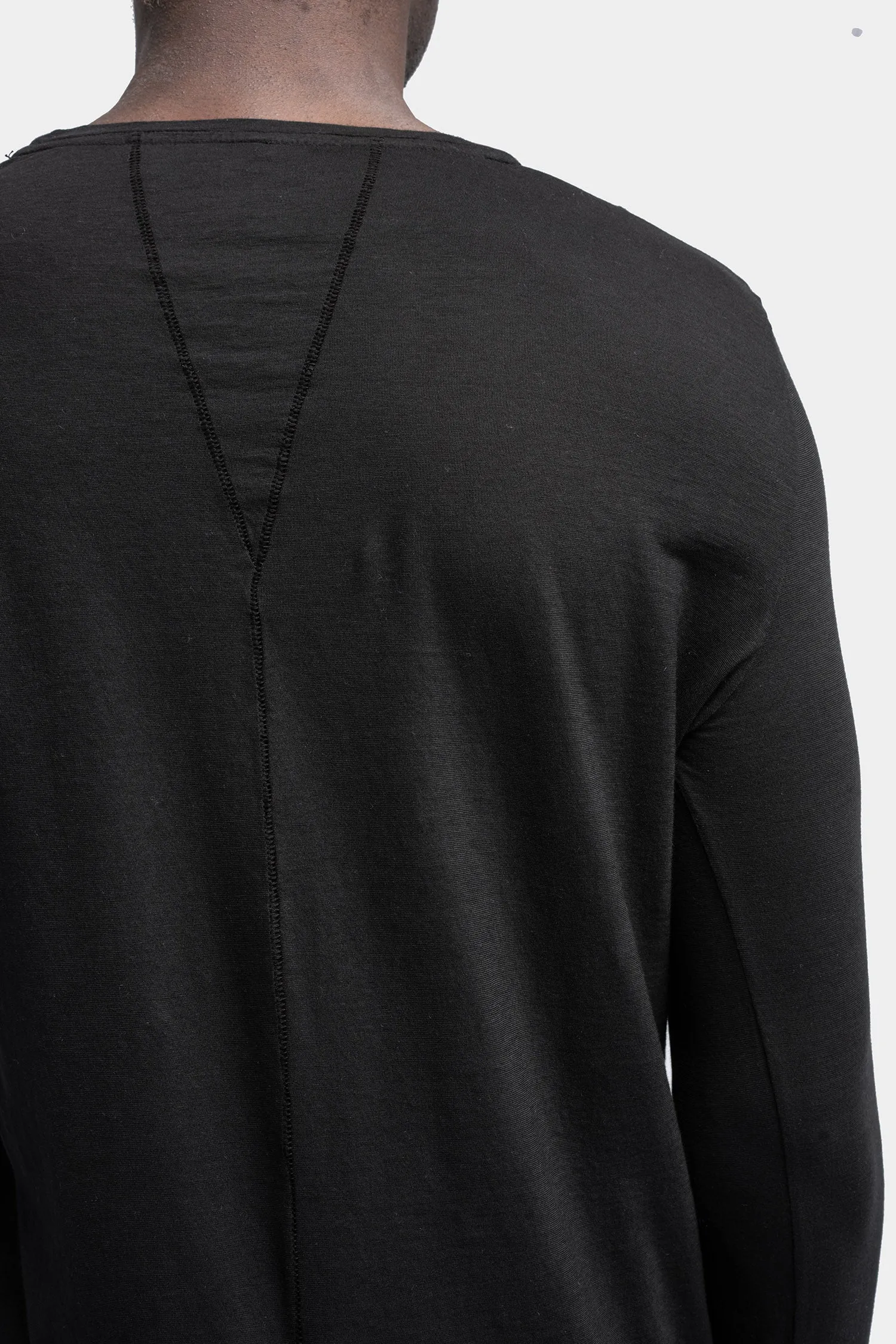 Iconic long sleeve tee, Black