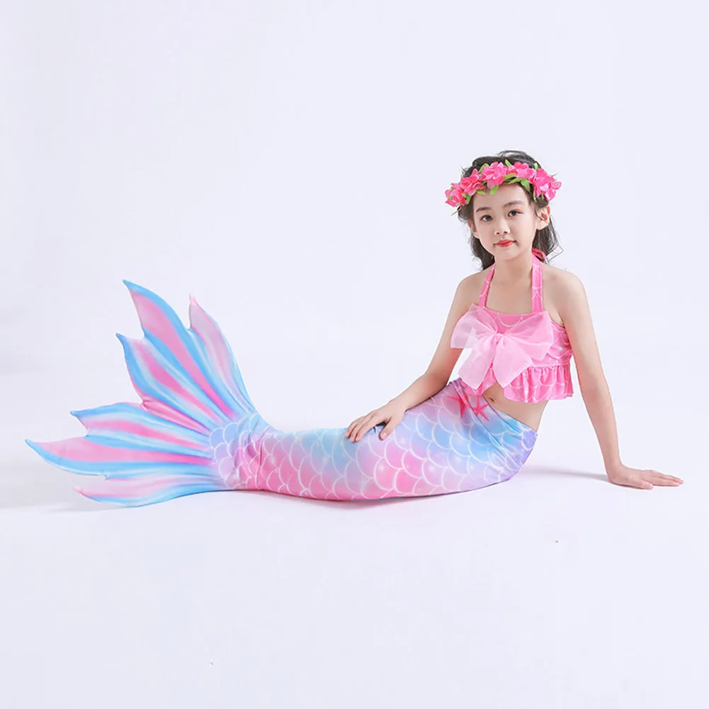 KIds Children Mermaid Cosplay Costume Dress Outfits Halloween Carnival Party Suit