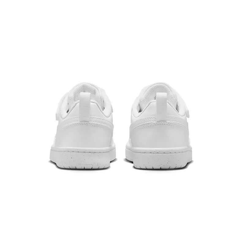 Kid's Preschool Court Borough Low Recraft White/White/White