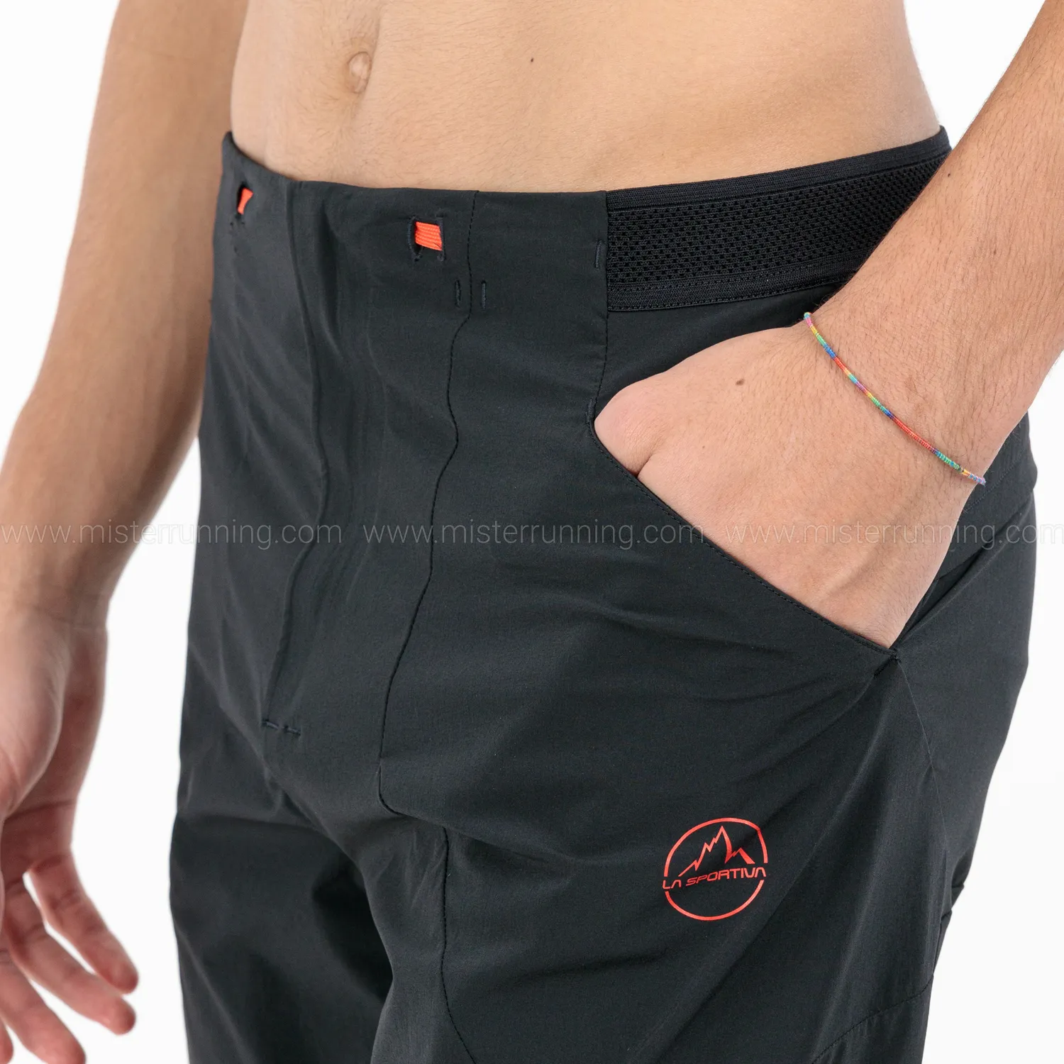 La Sportiva Brush Pantaloni  Black/Cherry Tomato