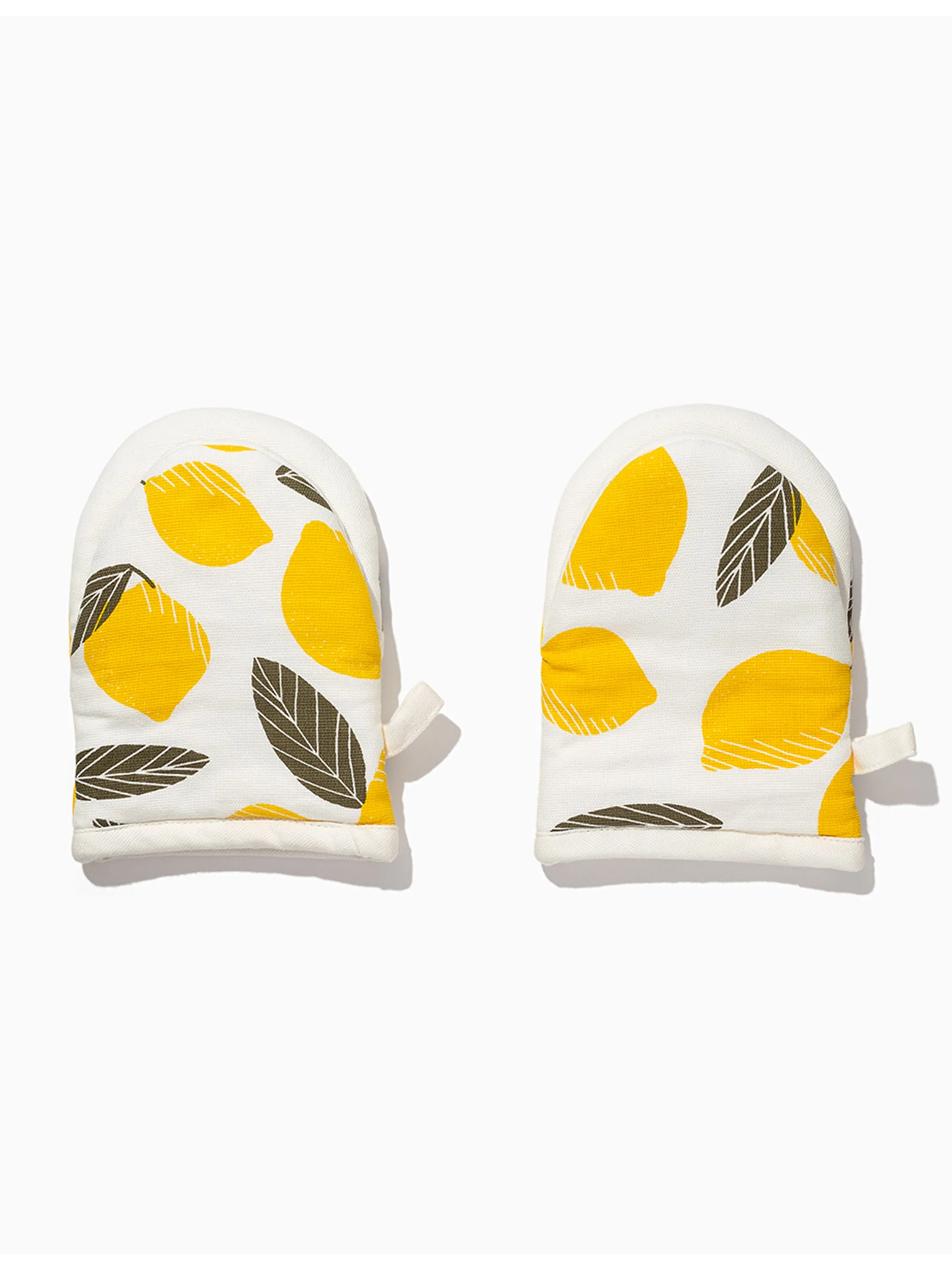 Lemon Mini Oven Mitt (set of 2)