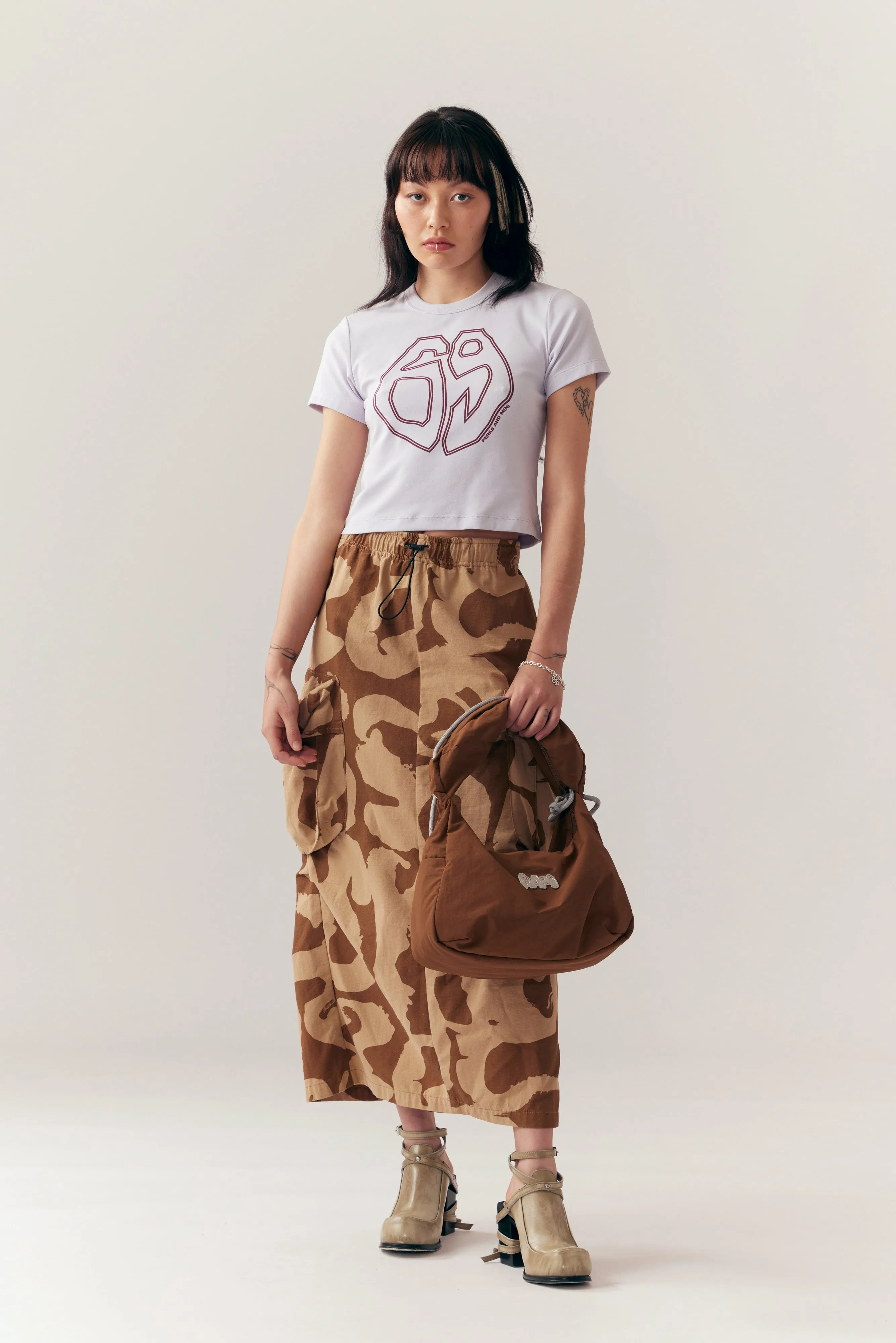 LONG CARGO SKIRT