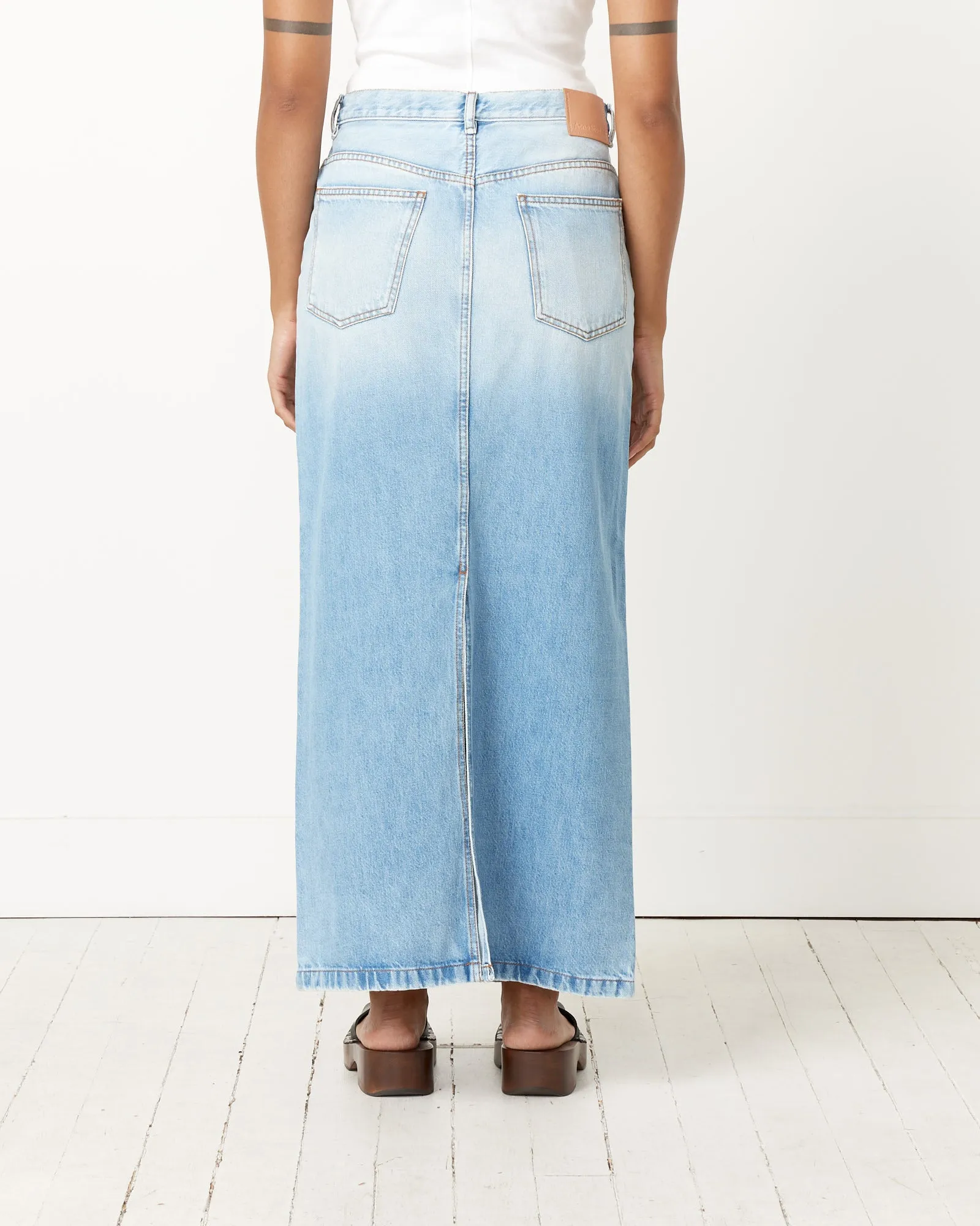 Long Denim Skirt