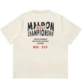 Malbon Golf  |Unisex Cotton Short Sleeves Logo T-Shirts