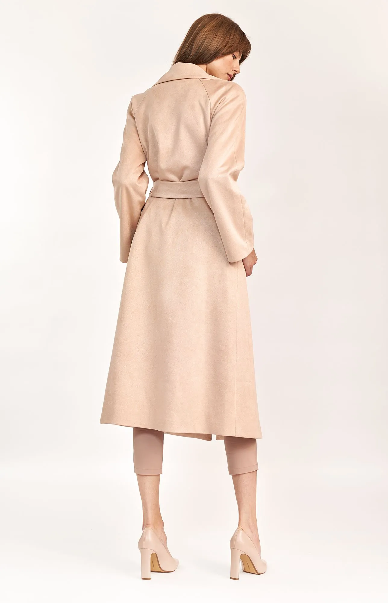 Manteau long beige