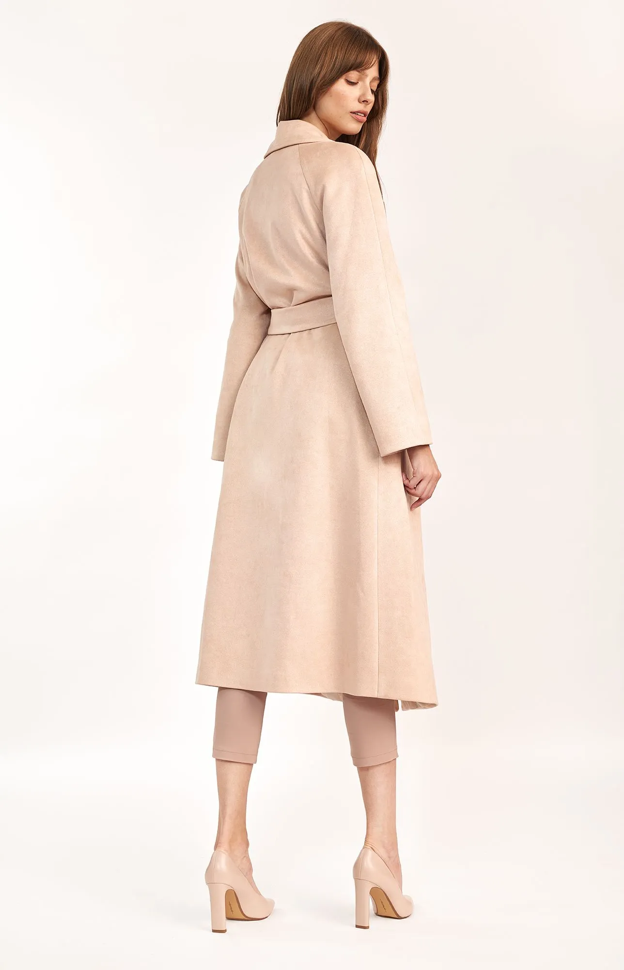 Manteau long beige