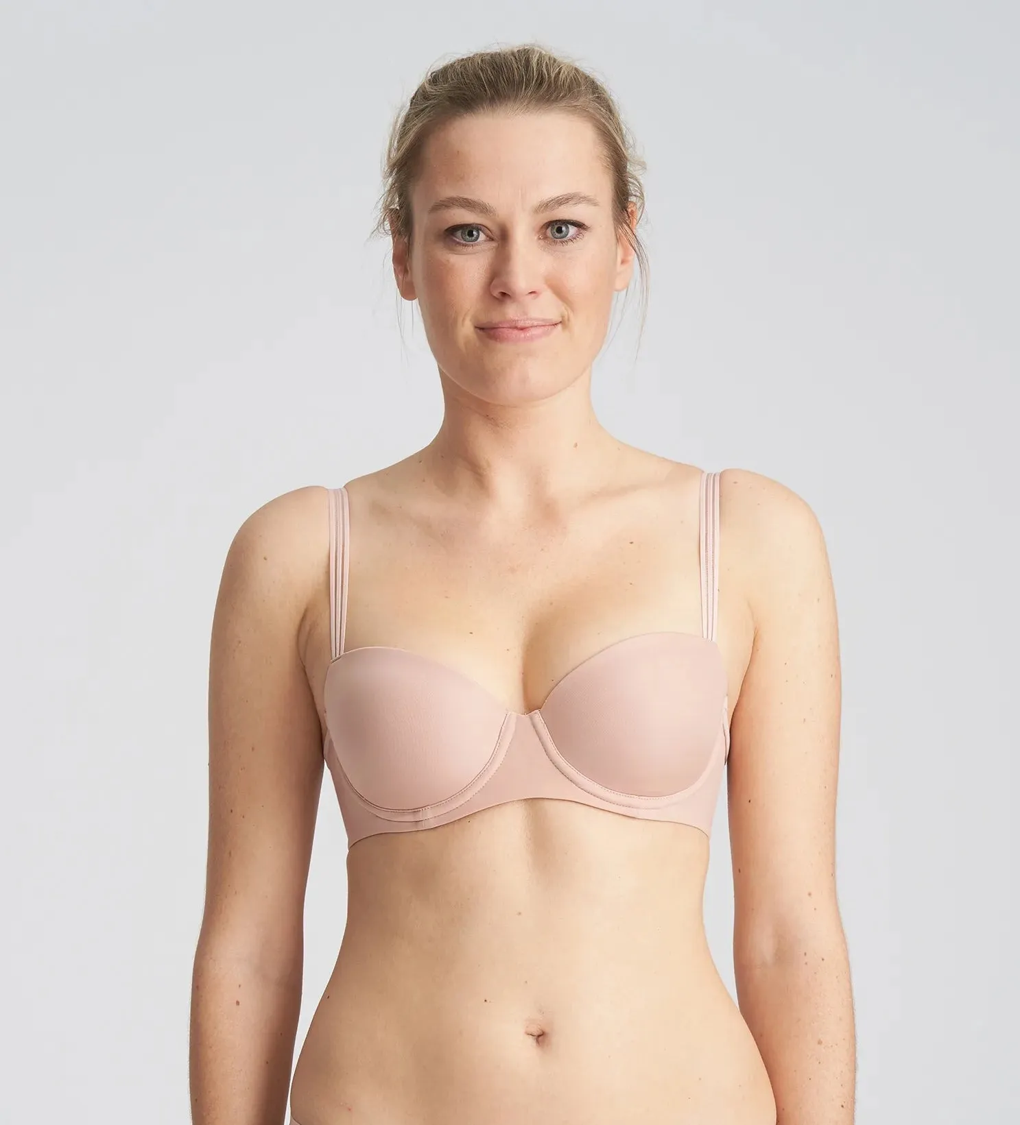 Marie Jo LOUIE Padded Balcony Bra in Powder Rose 