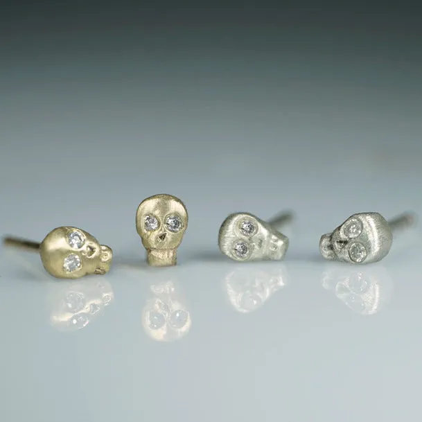 Mini Skull Stud Earrings