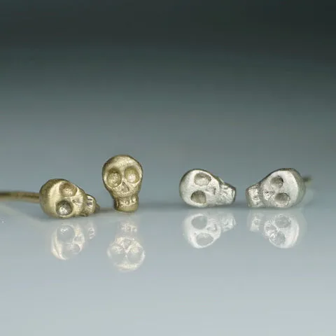 Mini Skull Stud Earrings