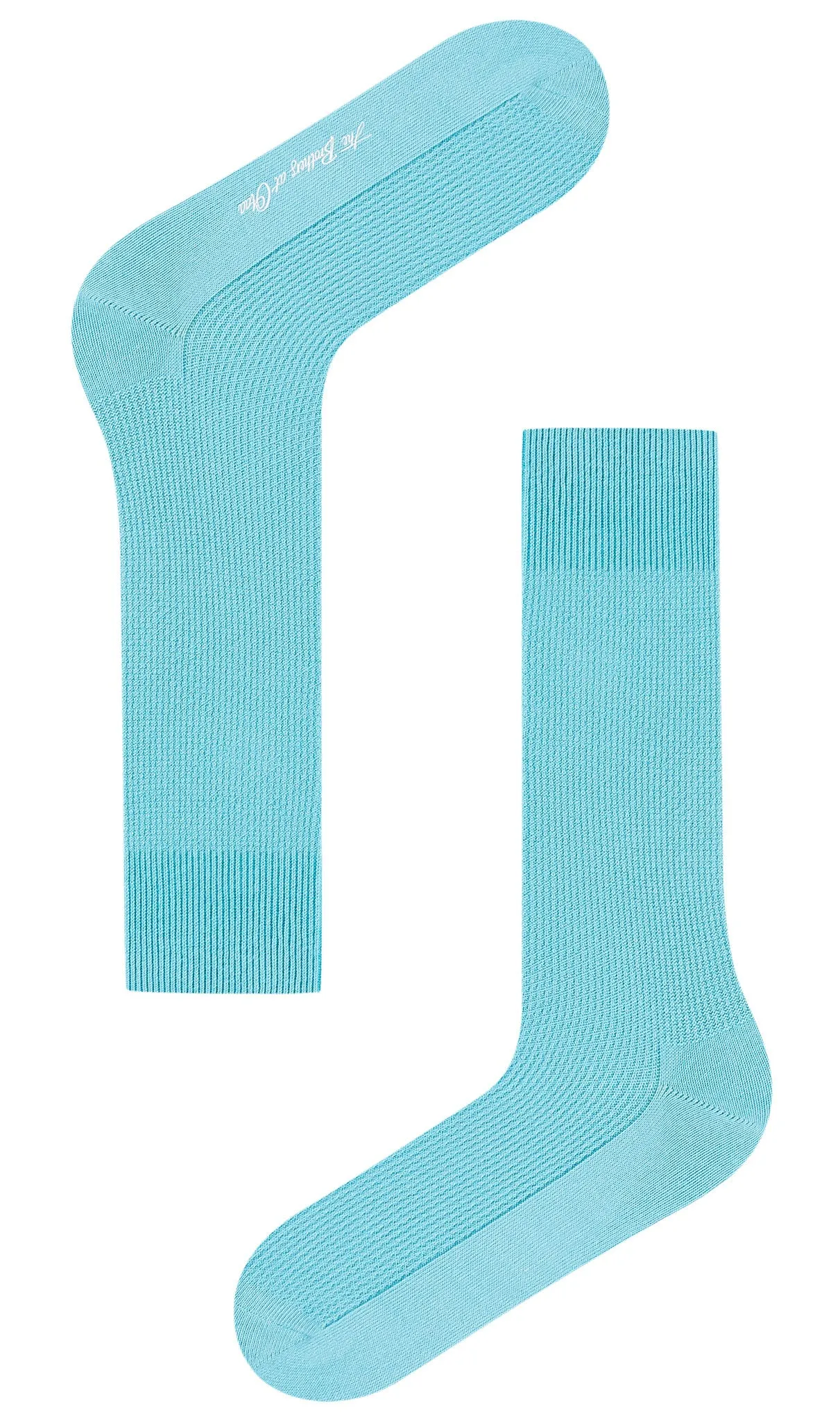 Mist Blue Textured Socks