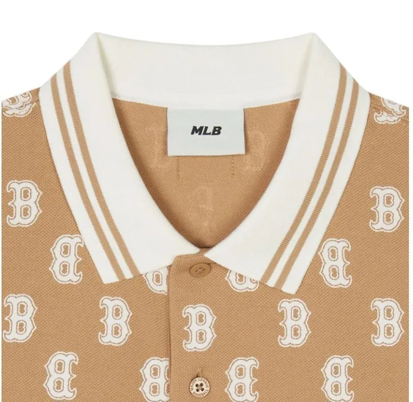 MLB Korea  |Monogram Street Style Cotton Logo Polos