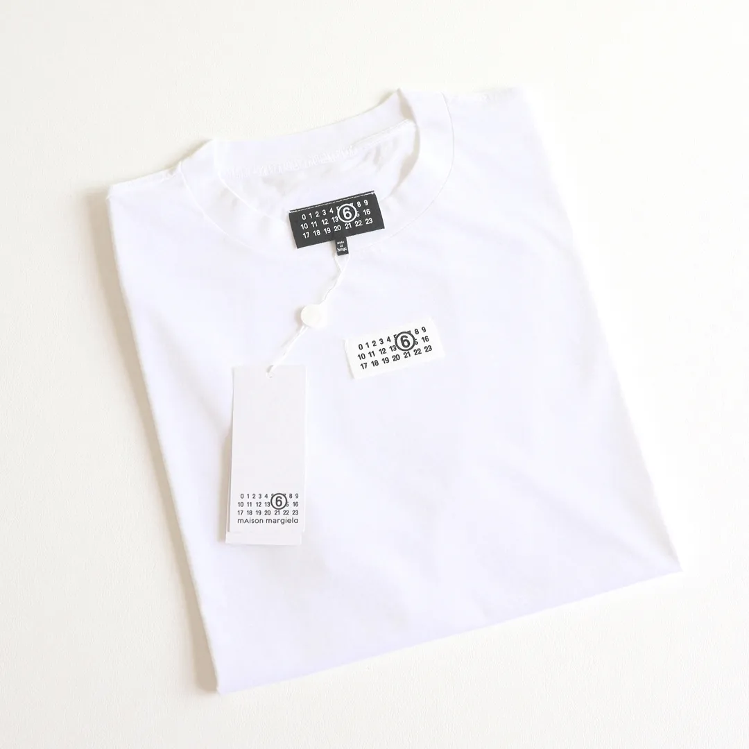 MM6 Maison Margiela  |Crew Neck Unisex Street Style Cotton Short Sleeves Logo