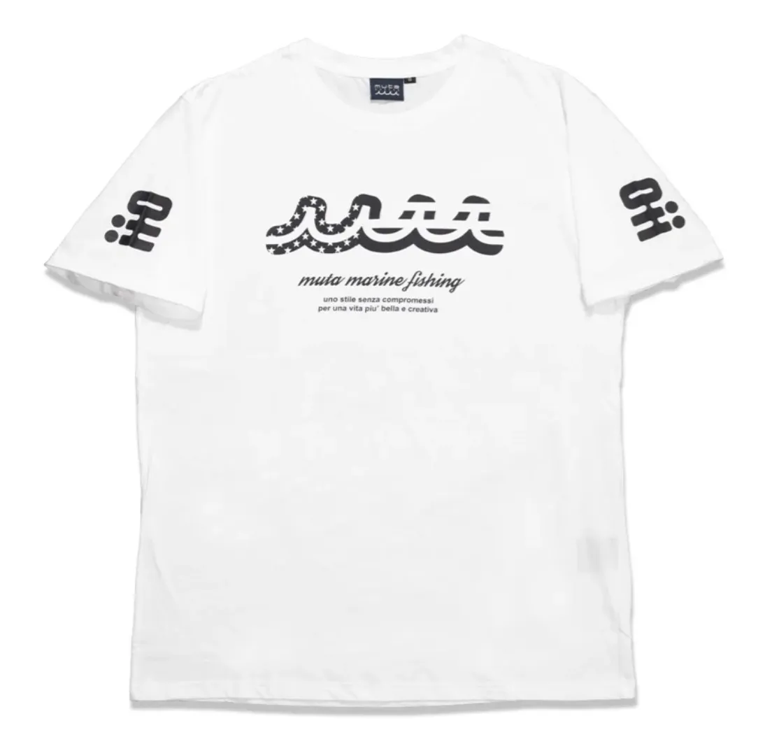 muta  |Crew Neck Unisex Street Style Plain Cotton Short Sleeves