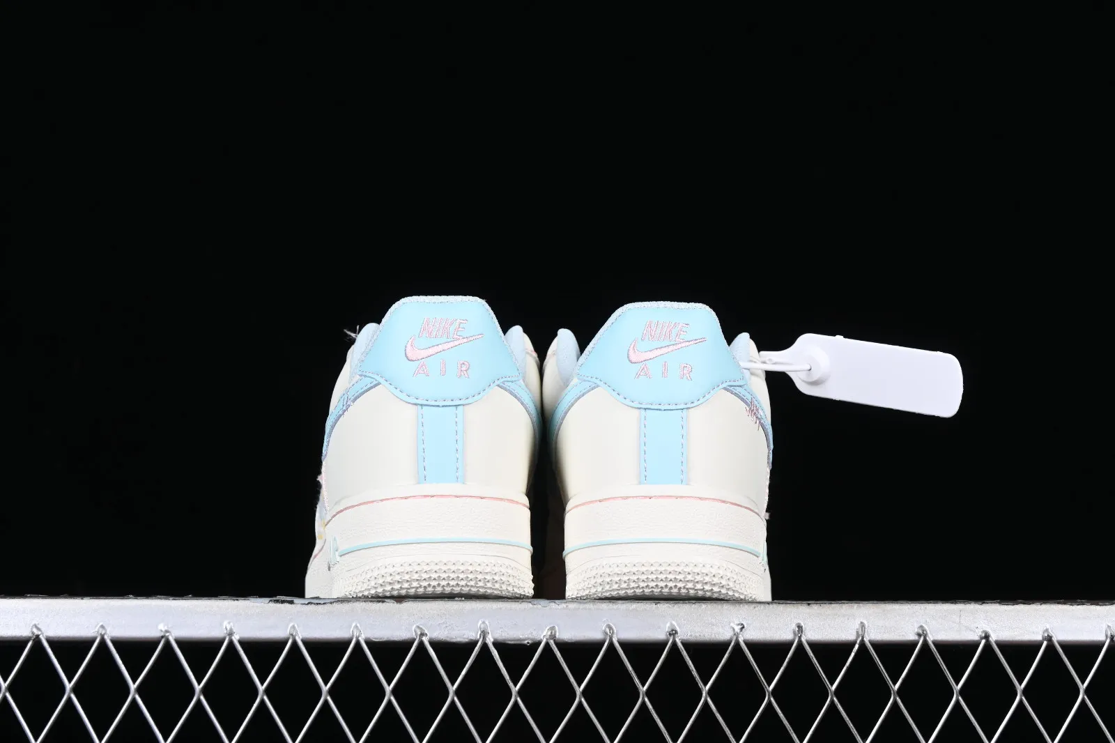 Nike Air Force 1 07 Low Just Do It Off White Pink Blue FJ7740-013