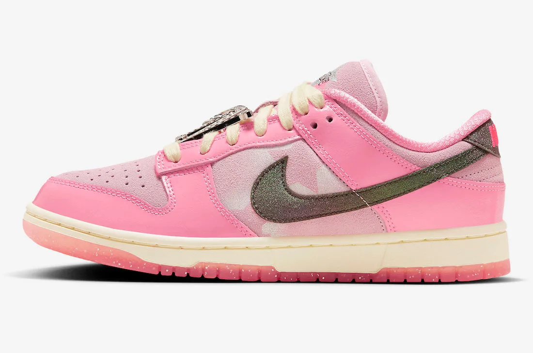 Nike SB Dunk Low Barbie Pink Foam Pale Vanilla Black Lotus Pink FN8927-621