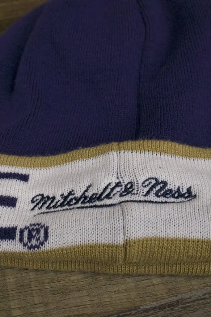 Notre Dame Oversized Throwback Style Mitchell and Ness Winter Knit Beanie