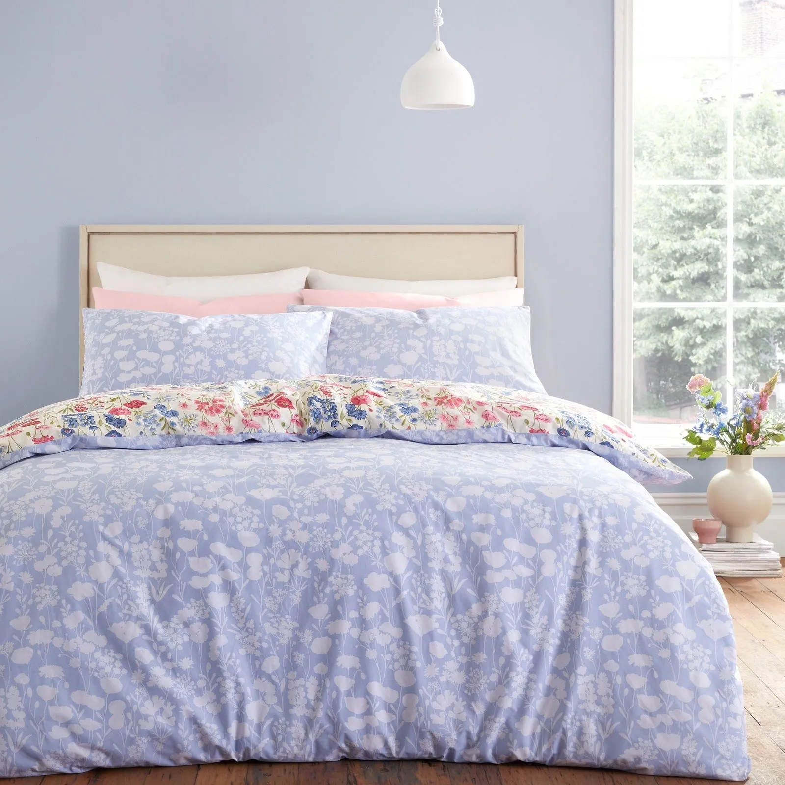 Olivia Floral 200 Thread Count Cotton Duvet Cover Set