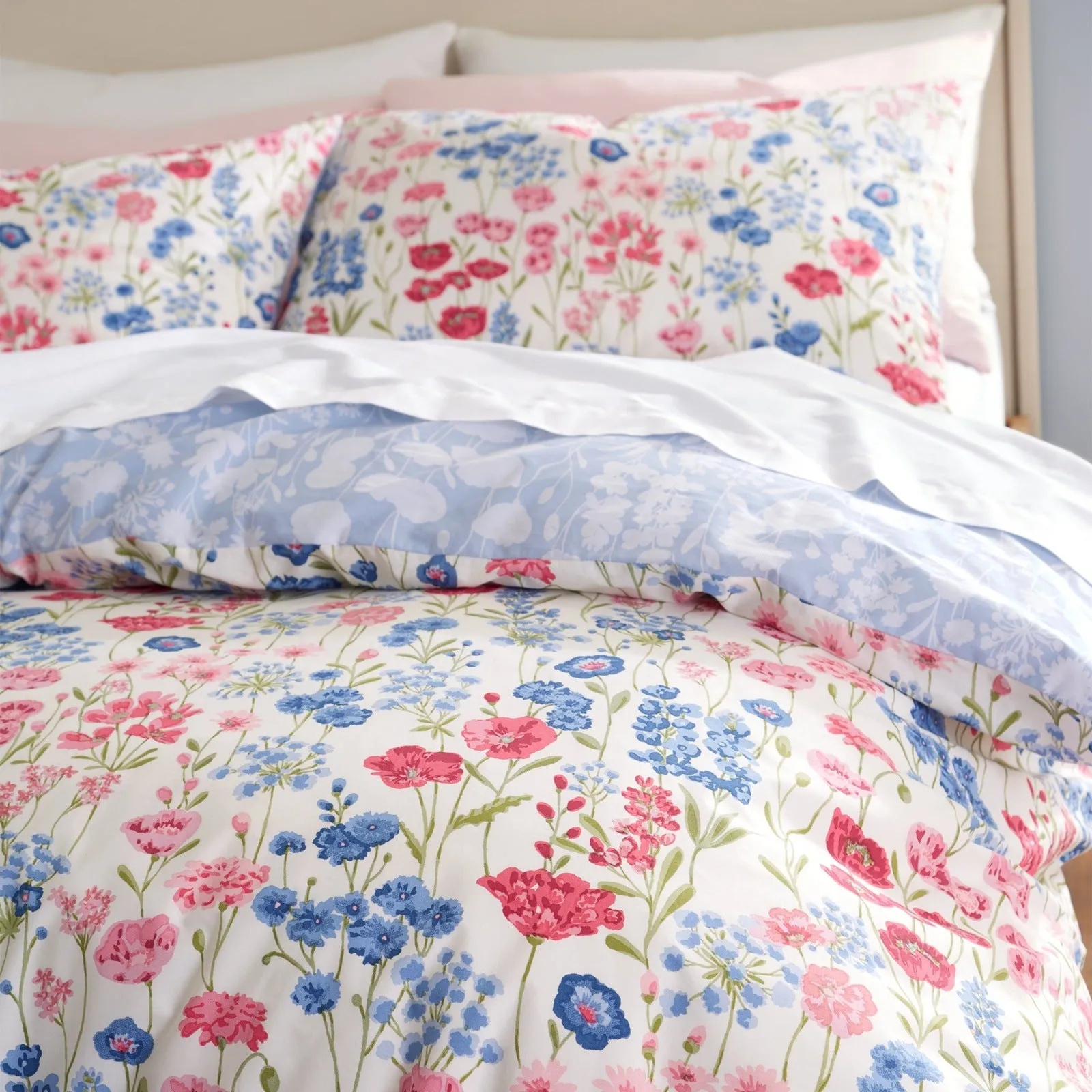 Olivia Floral 200 Thread Count Cotton Duvet Cover Set