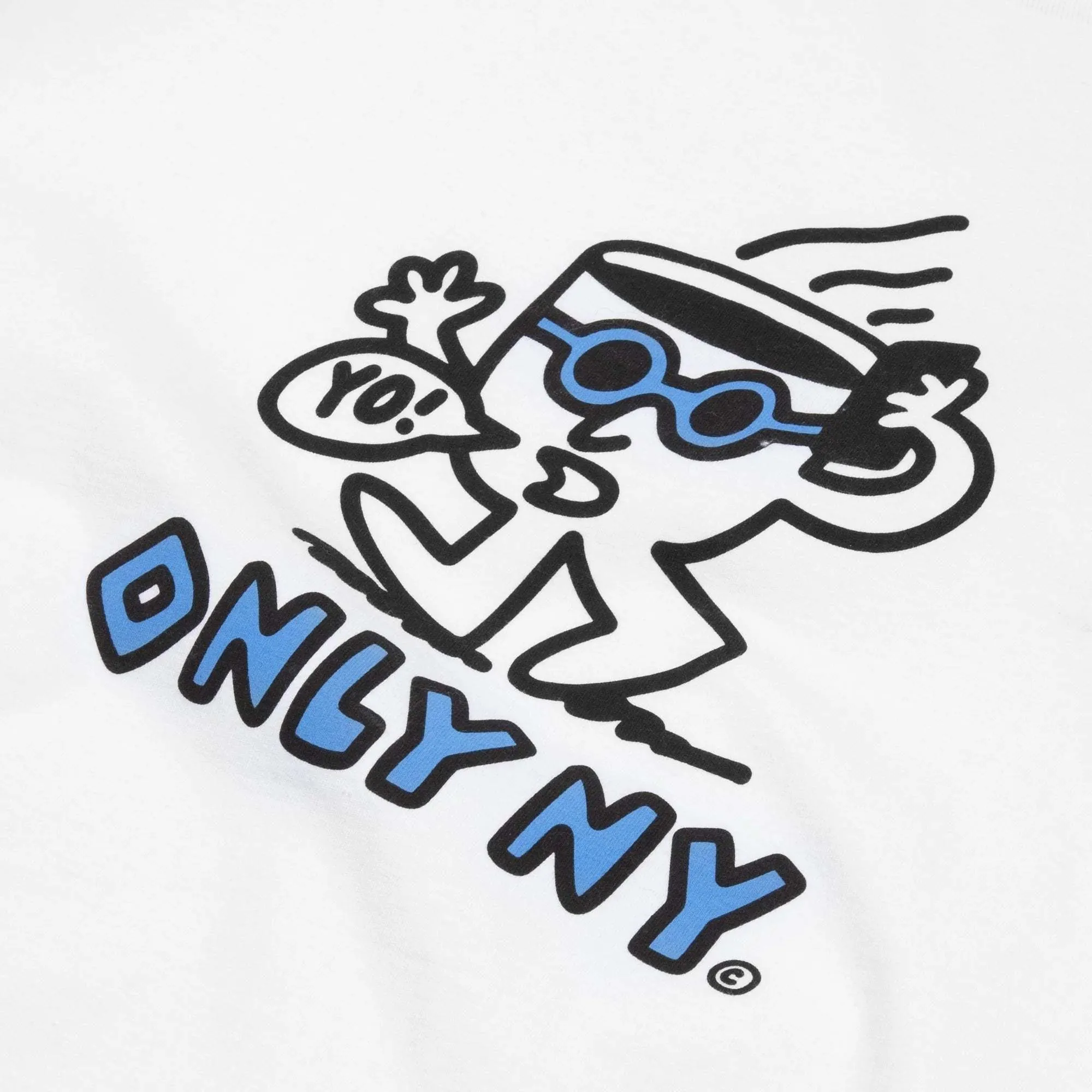 ONLY NY  |Unisex Street Style Cotton Short Sleeves Logo Skater Style