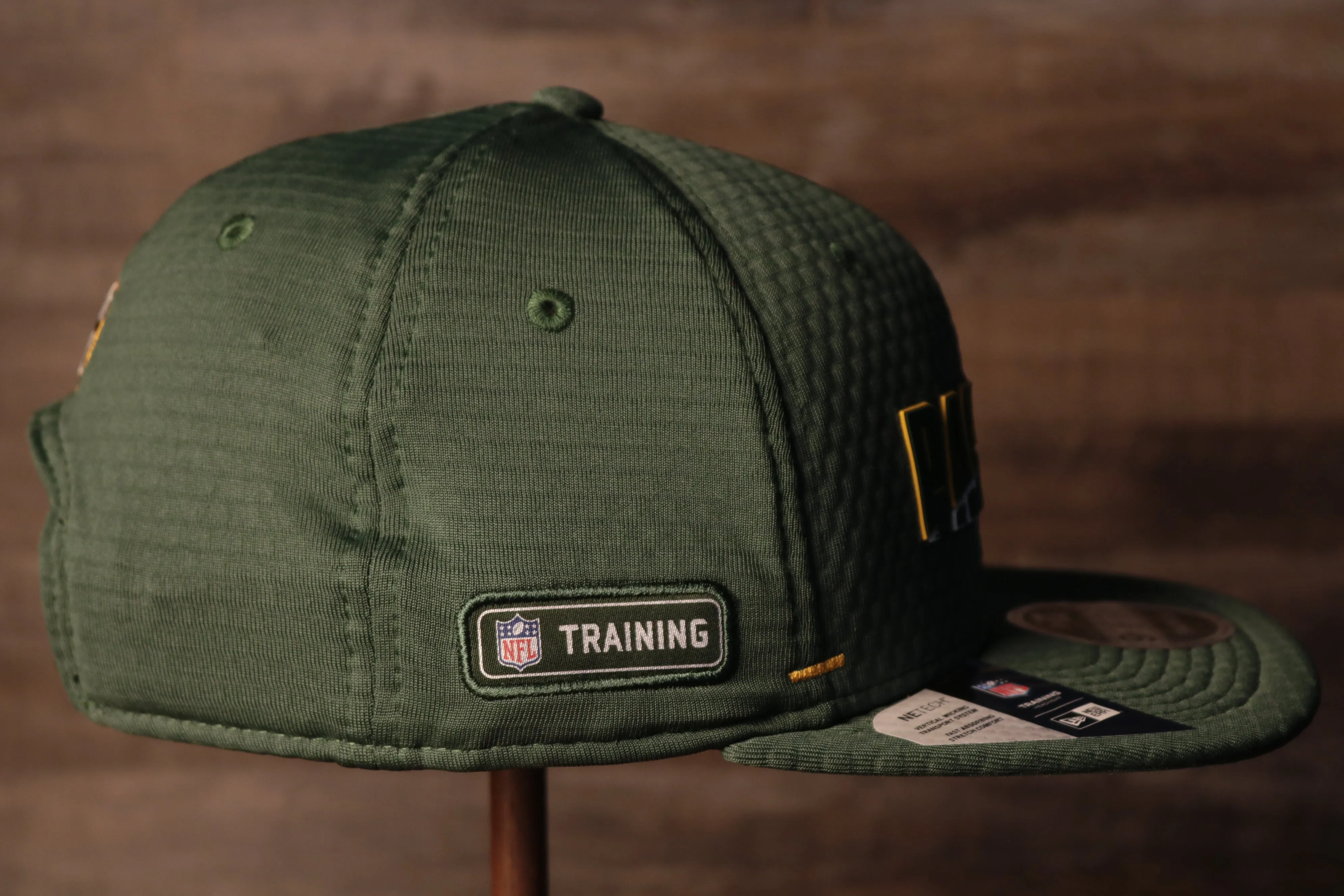 Packers 2020 Training Camp Snapback Hat | Green Bay Packers 2020 On-Field Green Training Camp Snap Cap