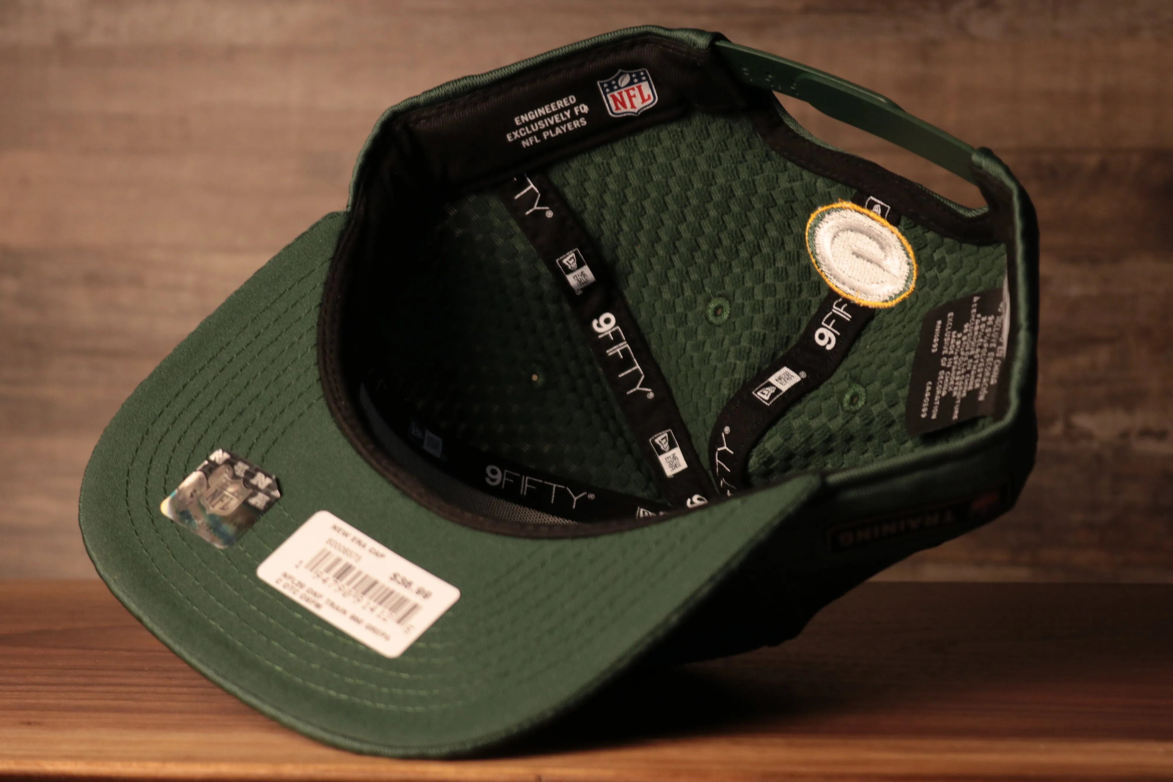 Packers 2020 Training Camp Snapback Hat | Green Bay Packers 2020 On-Field Green Training Camp Snap Cap