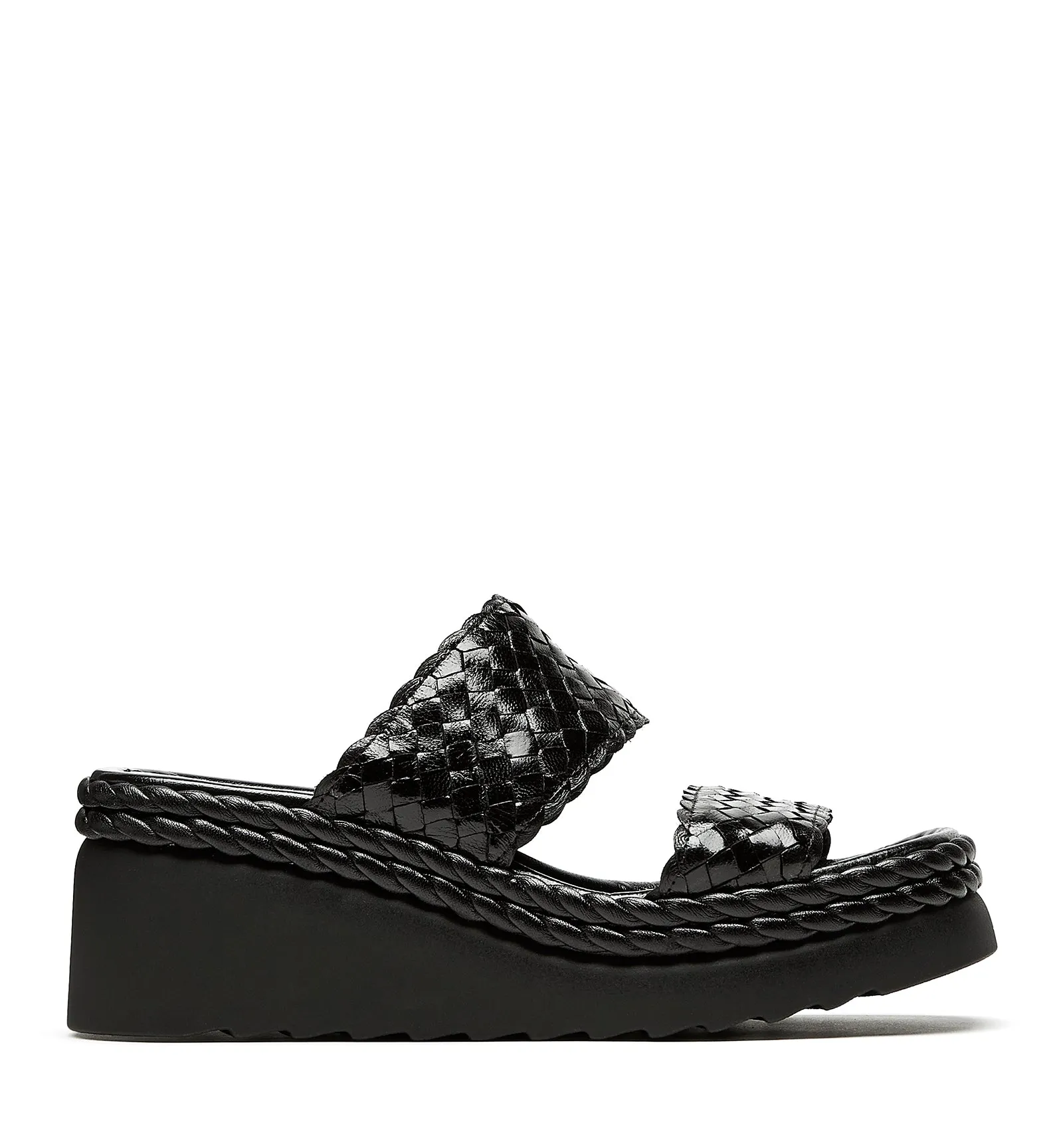 PARLOR WOVEN LEATHER SANDAL