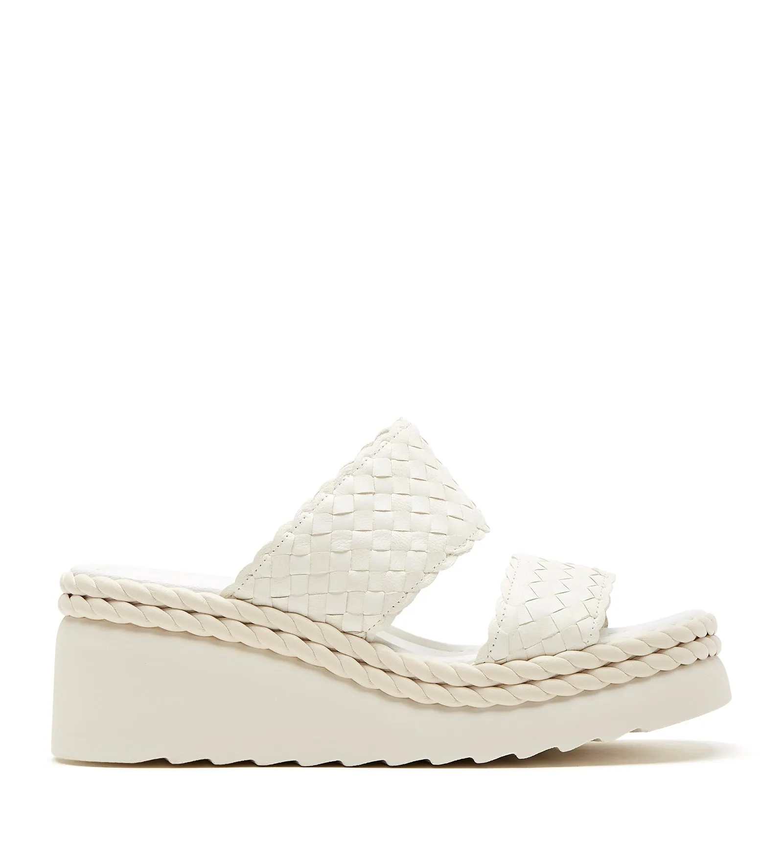 PARLOR WOVEN LEATHER SANDAL