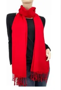 Pashmina Red Shawl A01-04