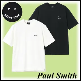 Paul Smith  |Crew Neck Unisex Street Style Plain Cotton Short Sleeves