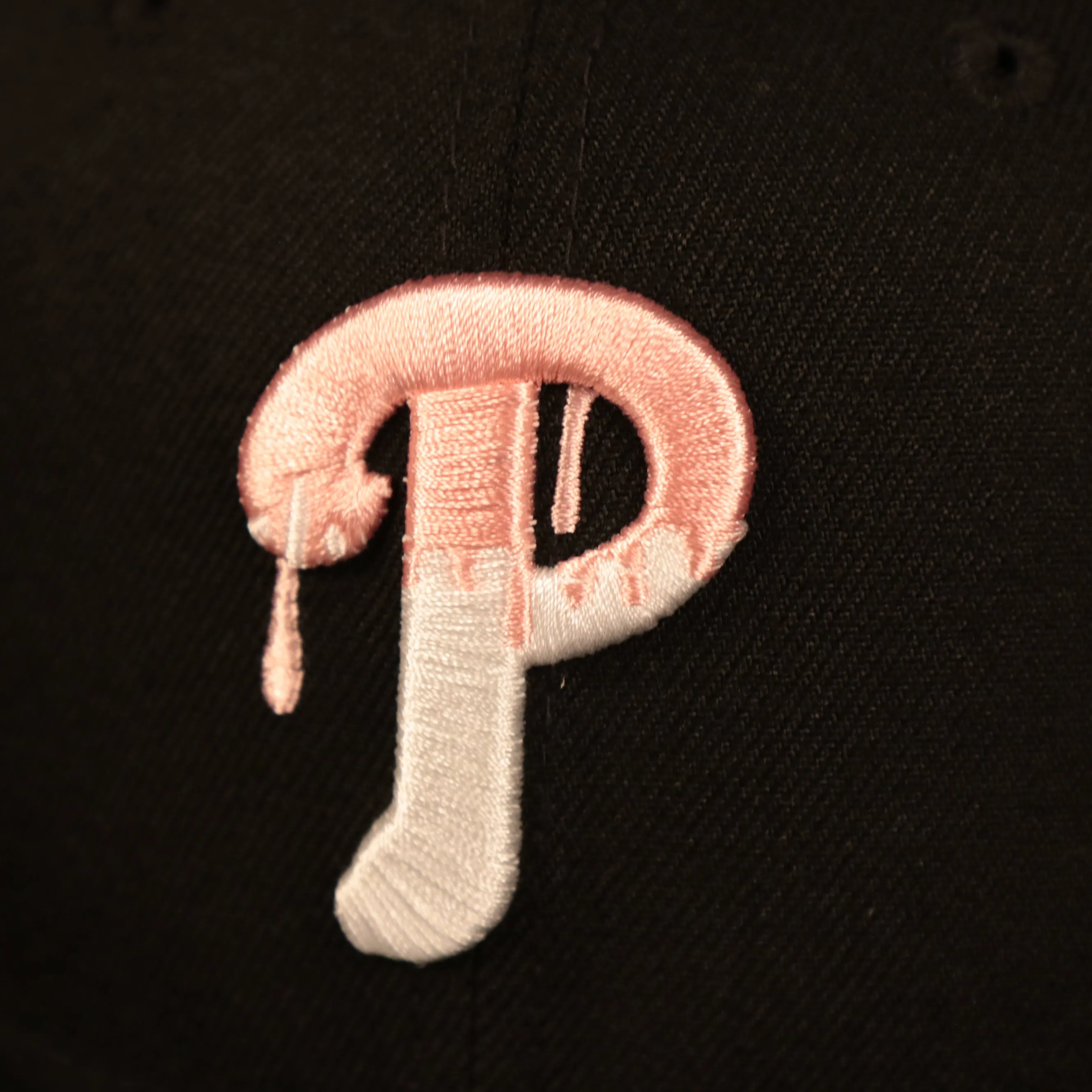 Philadelphia Phillies 2008 World Series Side Patch Drip Logo Pink Bottom 9Fifty Snapback Hat