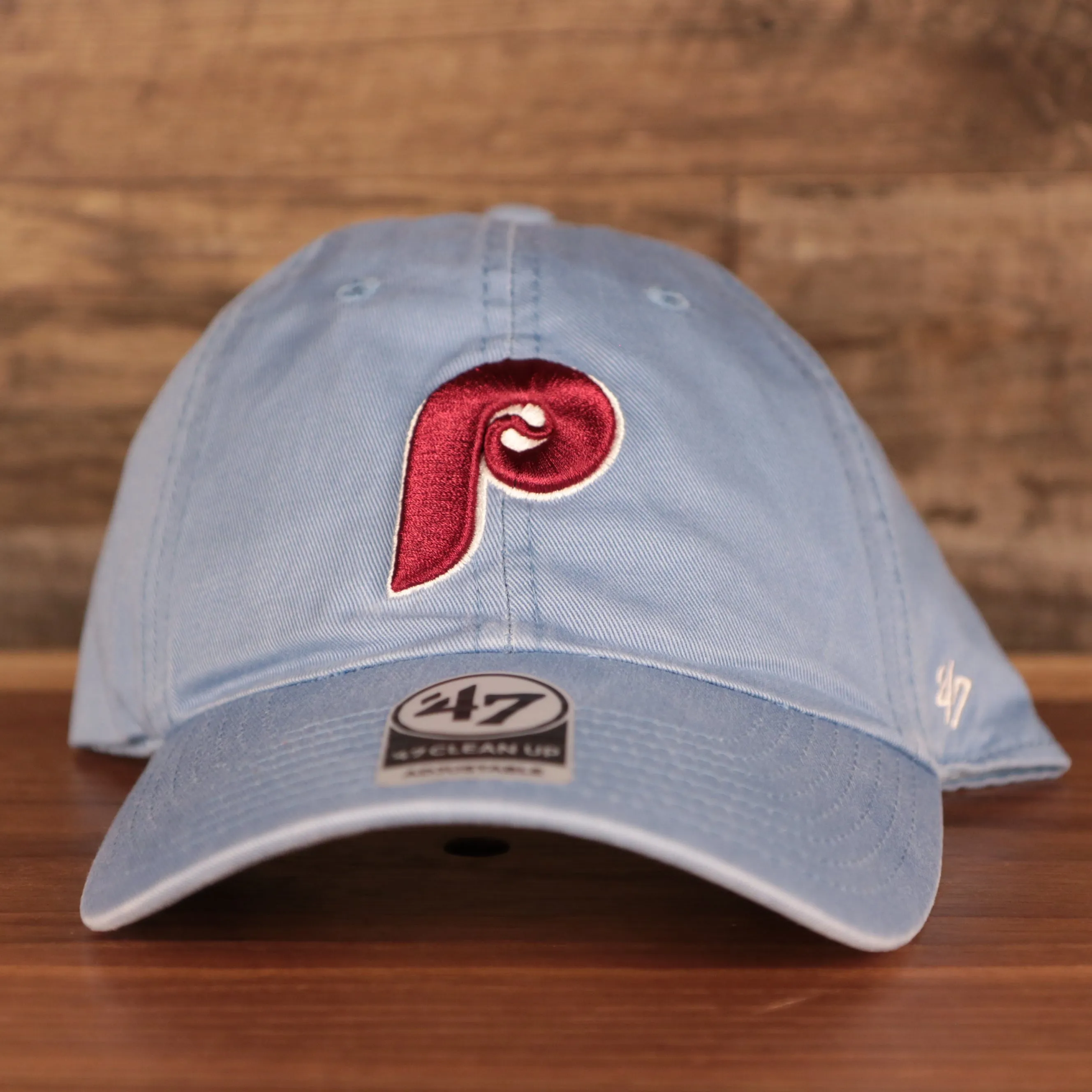 Philadelphia Phillies Throwback Powder Blue Adjustable Dad Hat