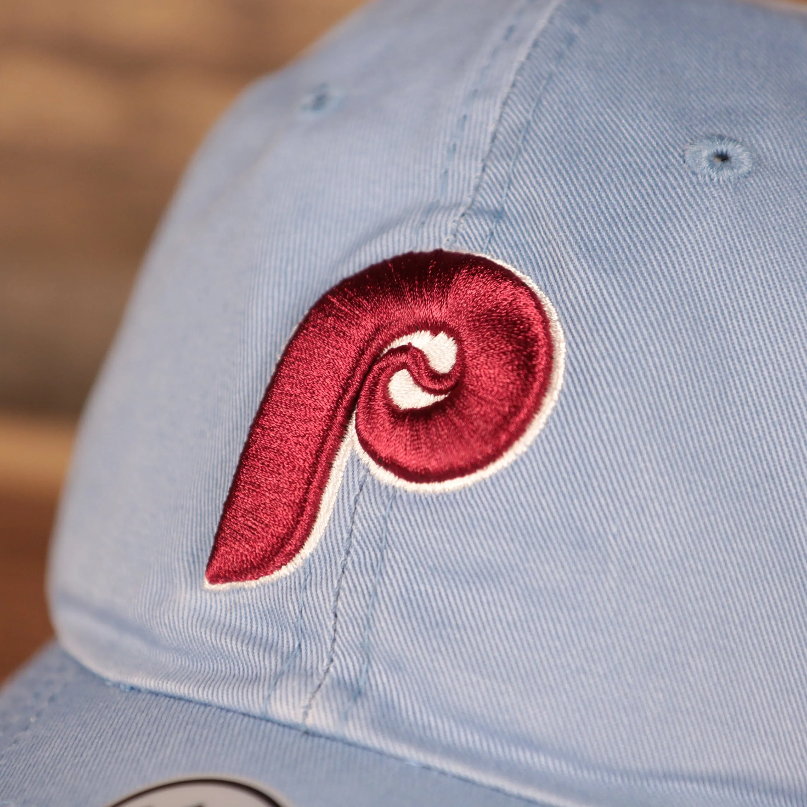 Philadelphia Phillies Throwback Powder Blue Adjustable Dad Hat