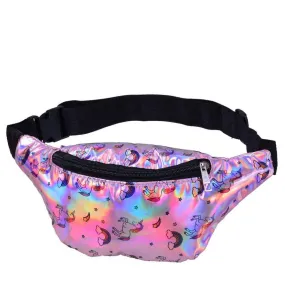 Pink Unicorn Holographic Bumbag