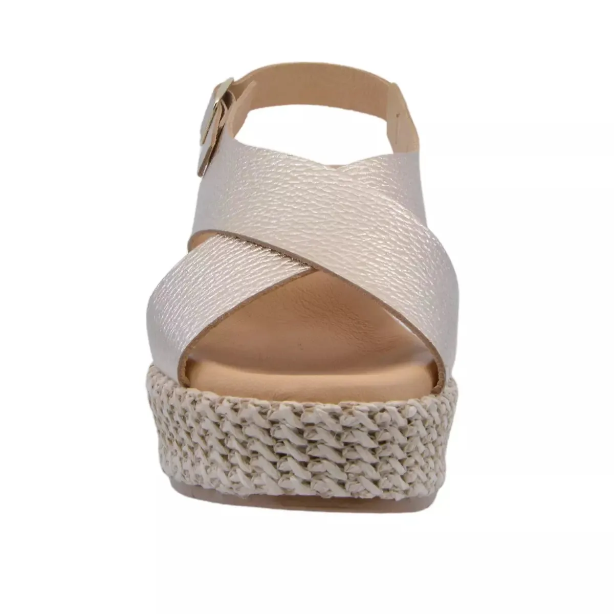 Pitillos Espadrille Wedge Sandal Gold